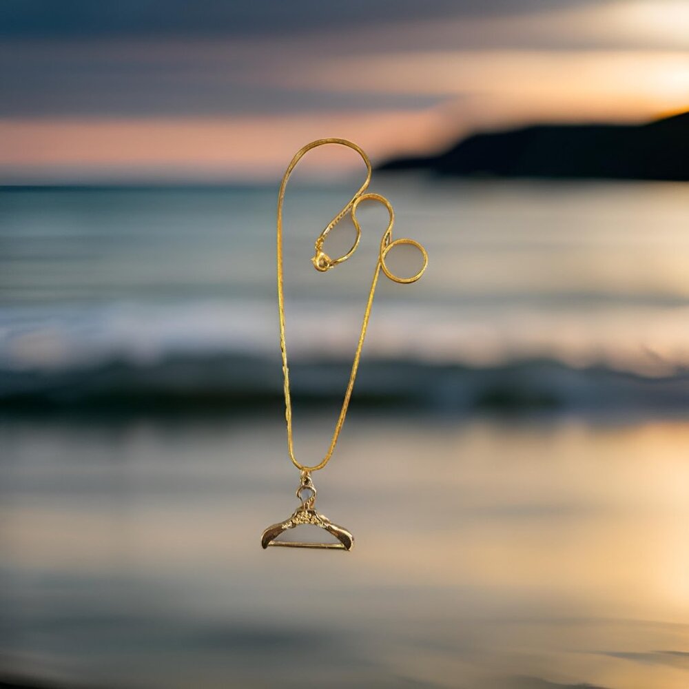 Gold Hanger Necklace/Barbie style